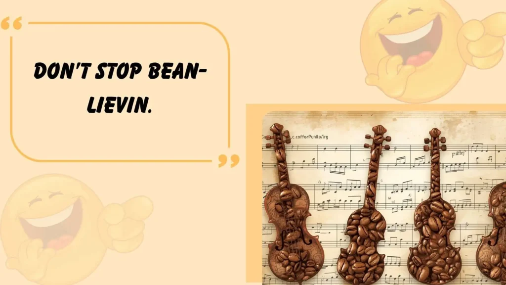 Coffee Puns About Music