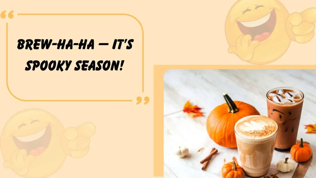  Halloween Coffee Puns