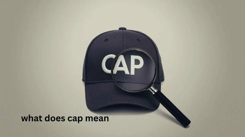 what does cap mean