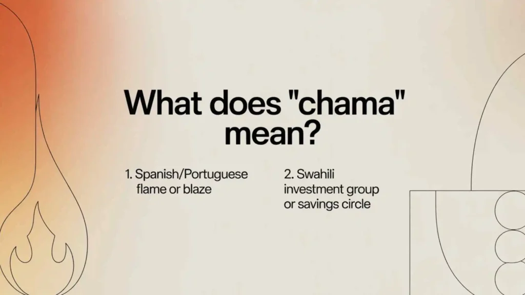 what does chama mean