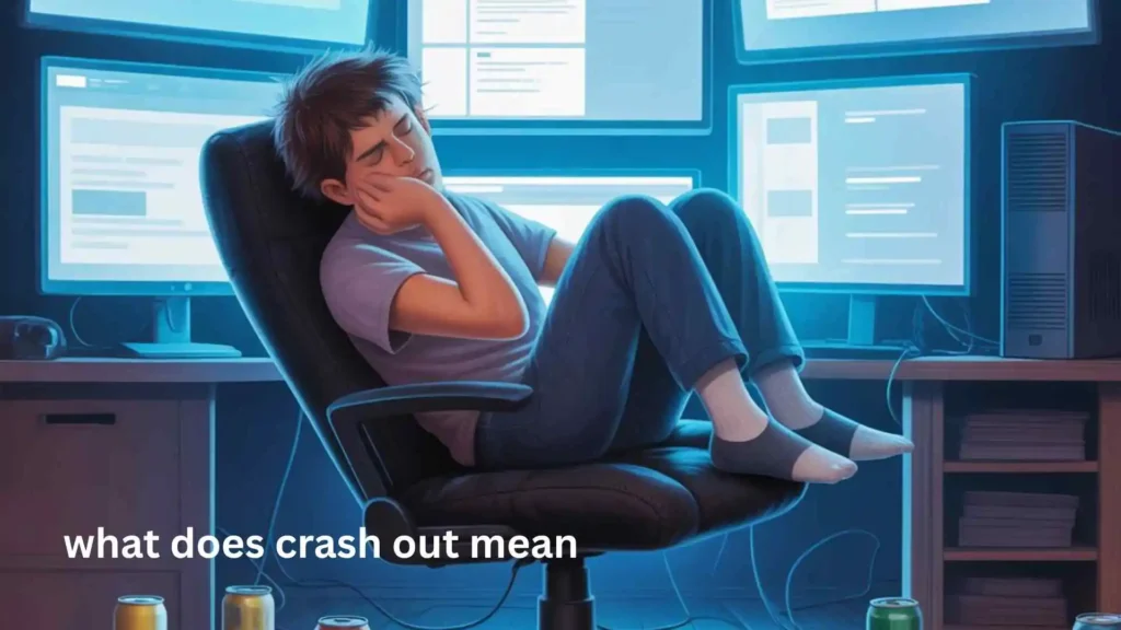 what does crash out mean