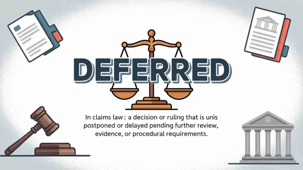 What Does Deferred Mean in Court?