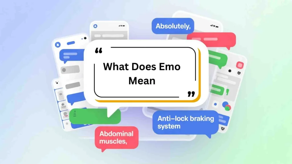 What Does Emo Mean in Text and Slang?