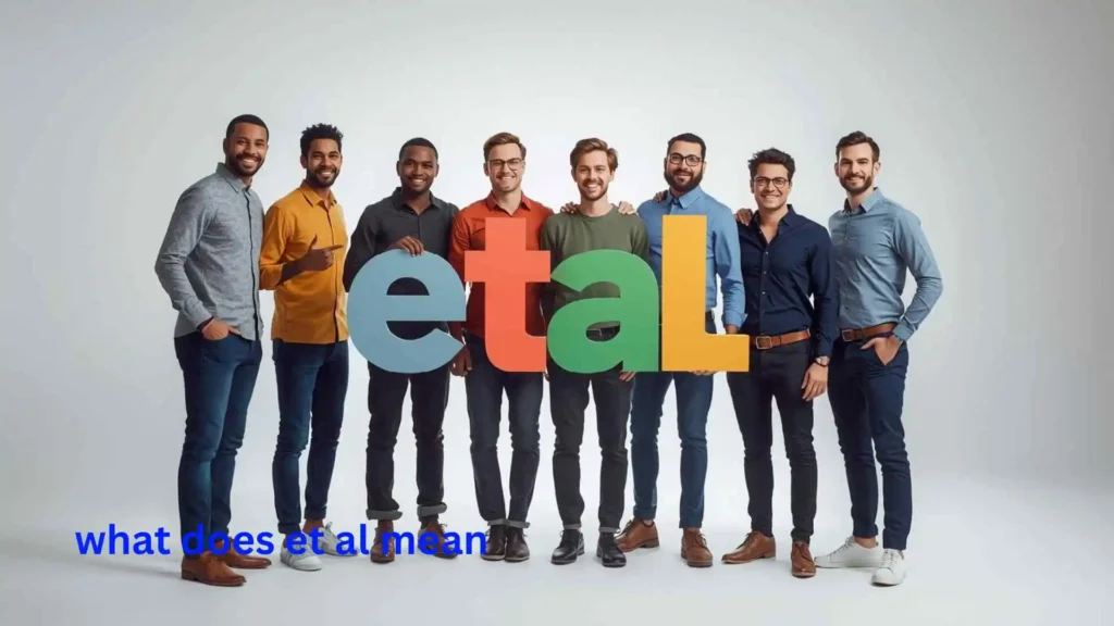 what does et al mean