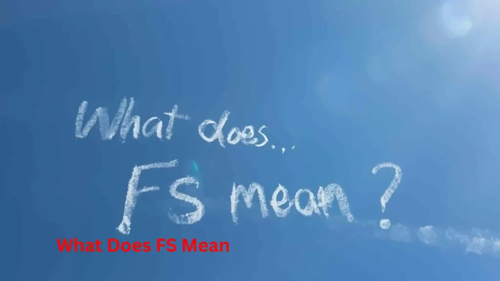 What Does FS Mean