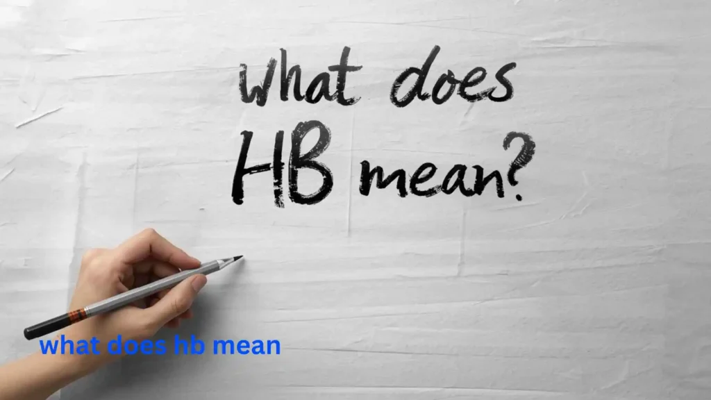 what does hb mean