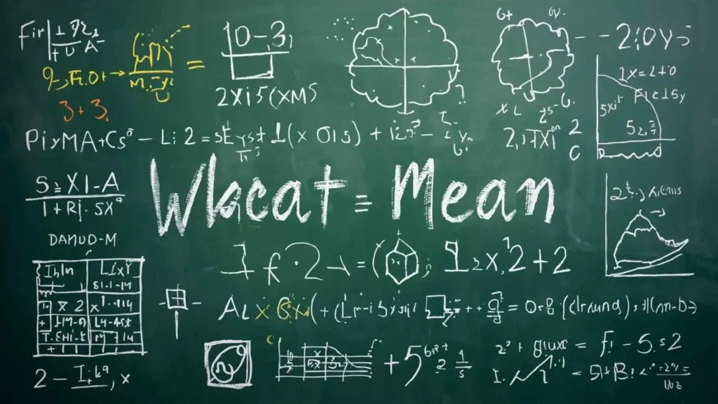 what does mean in math