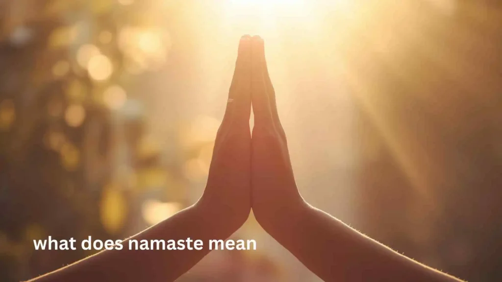 what does namaste mean