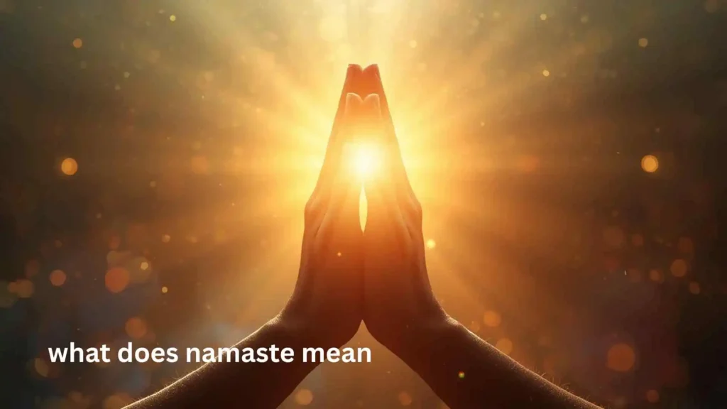 what does namaste mean