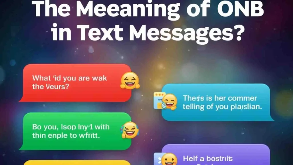 ONB Meaning As Outward Nose Breath