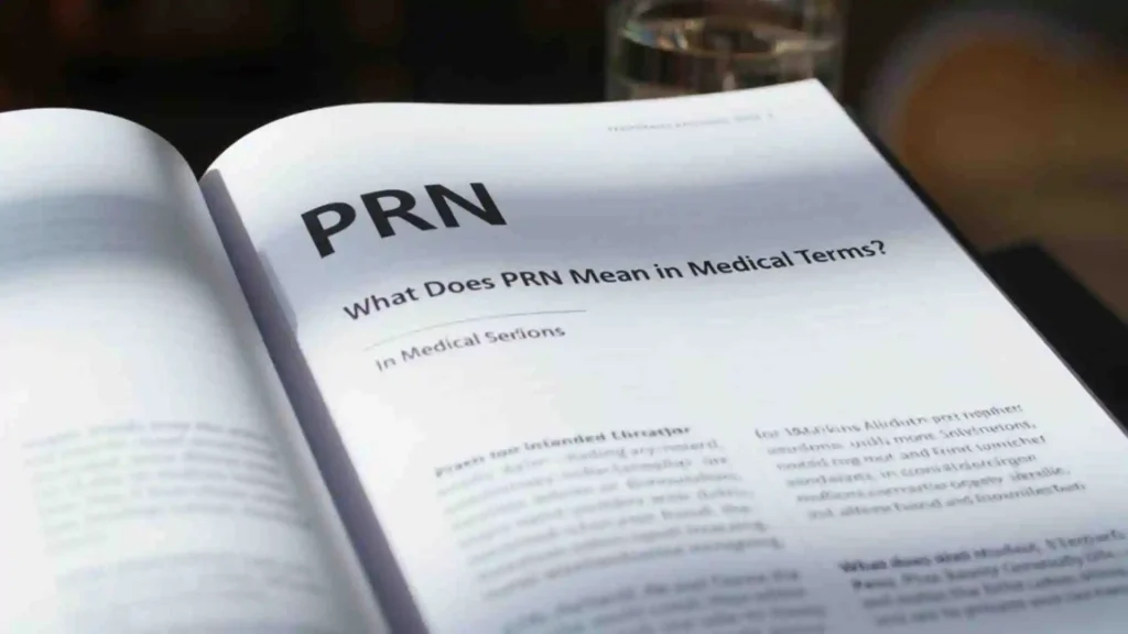 What Does PRN Mean? The Core Definition