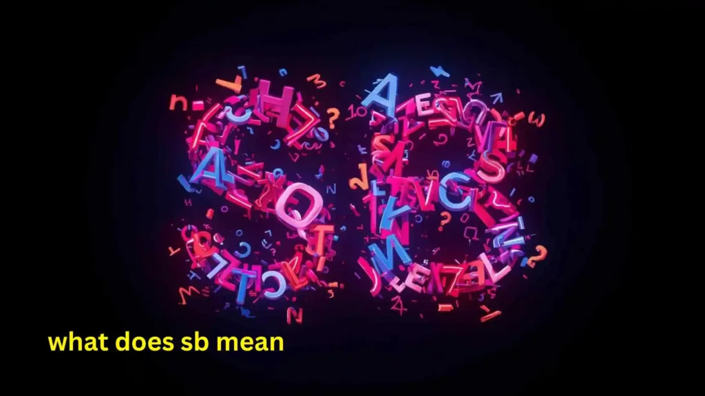 what does sb mean