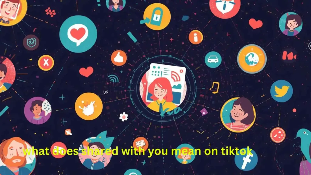 what does shared with you mean on tiktok