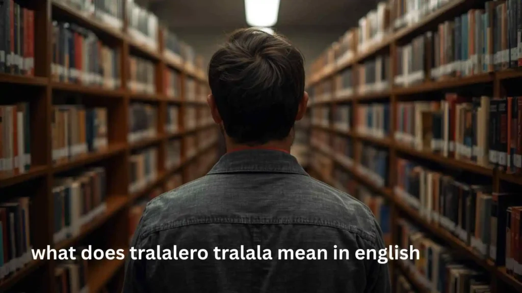 what does tralalero tralala mean in english