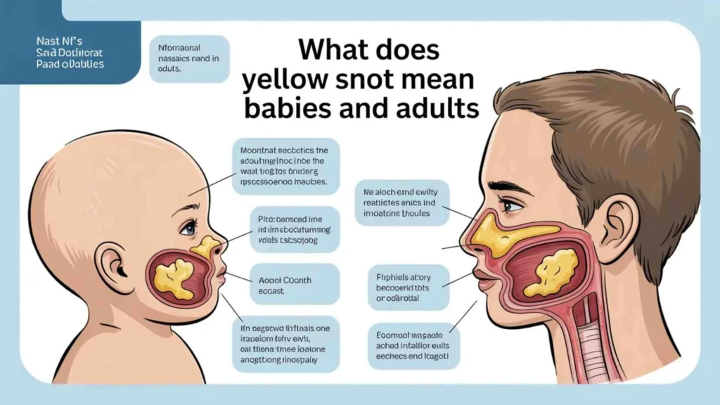 What Does Yellow Snot Mean in Adults?