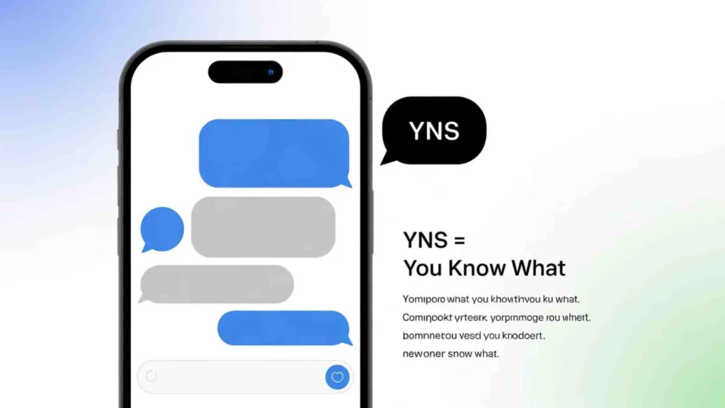How To Respond When Someone Says YNS