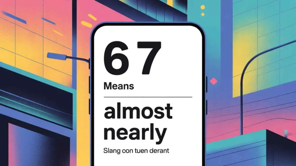 what does 6 7 mean slang