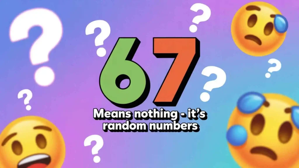 what does 6 7 mean slang