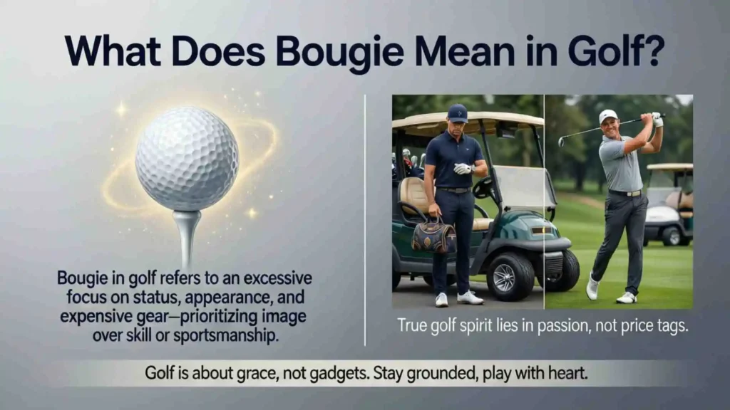 What Does Bougie Mean in Golf?