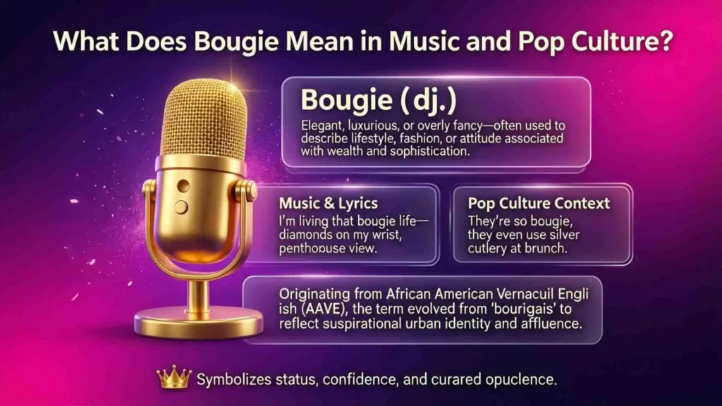 What Does Bougie Mean in Music and Pop Culture?