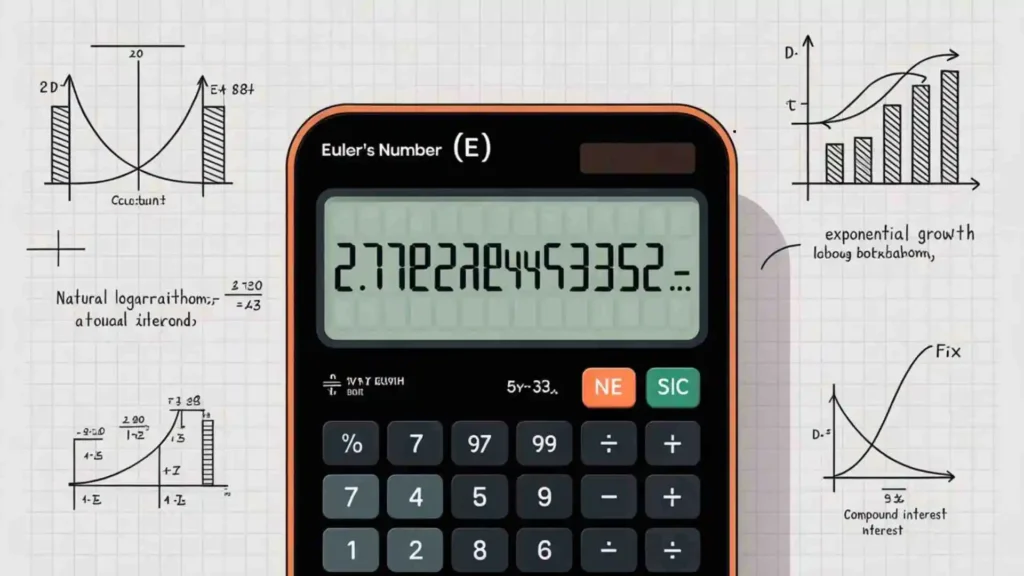 What Does e Mean in Math Calculators