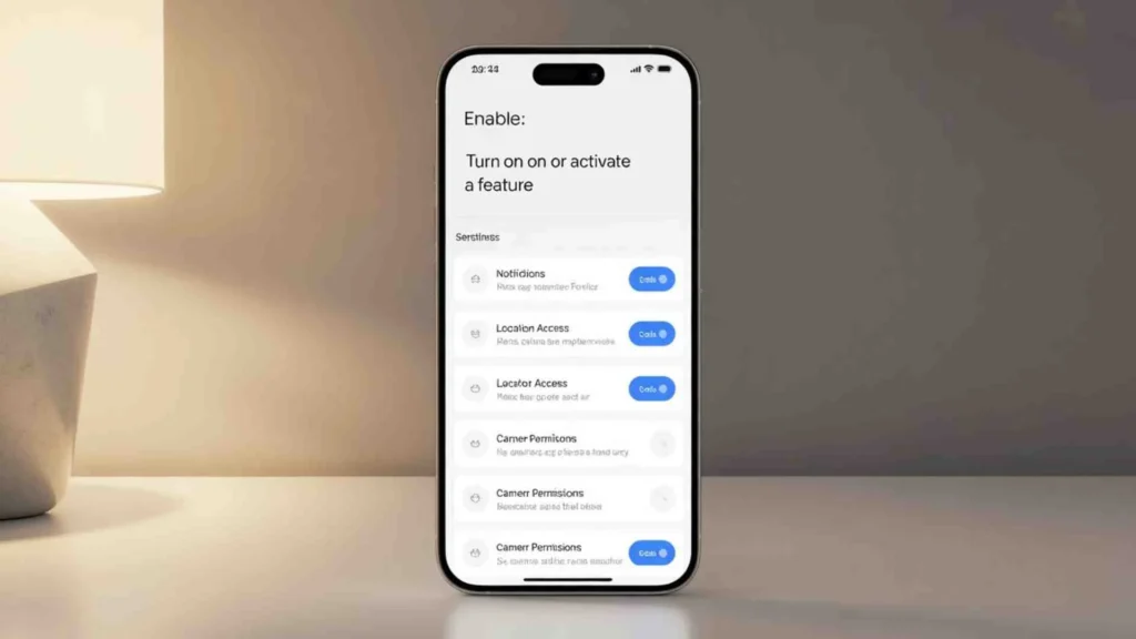 What Does Enable Mean On iPhone