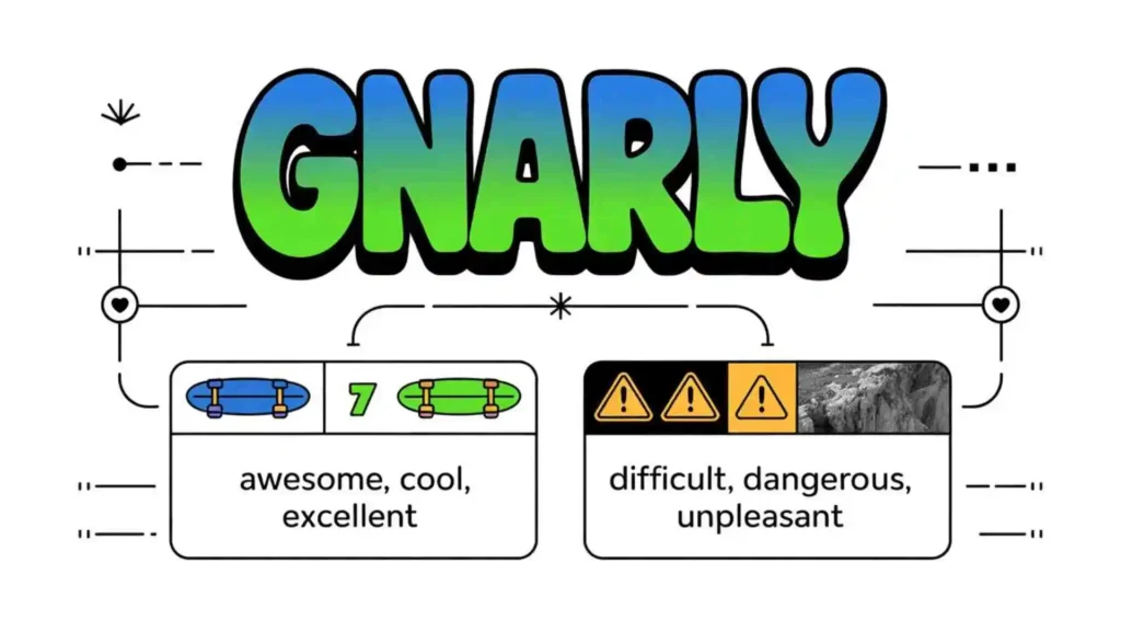 What Does Gnarly Mean in English?