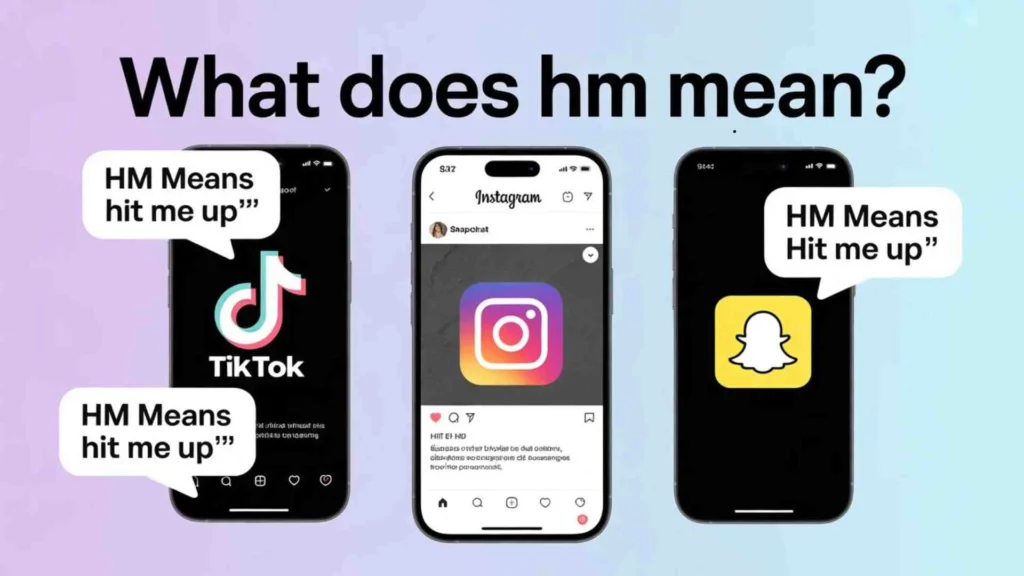 HM on TikTok, Instagram, and Snapchat