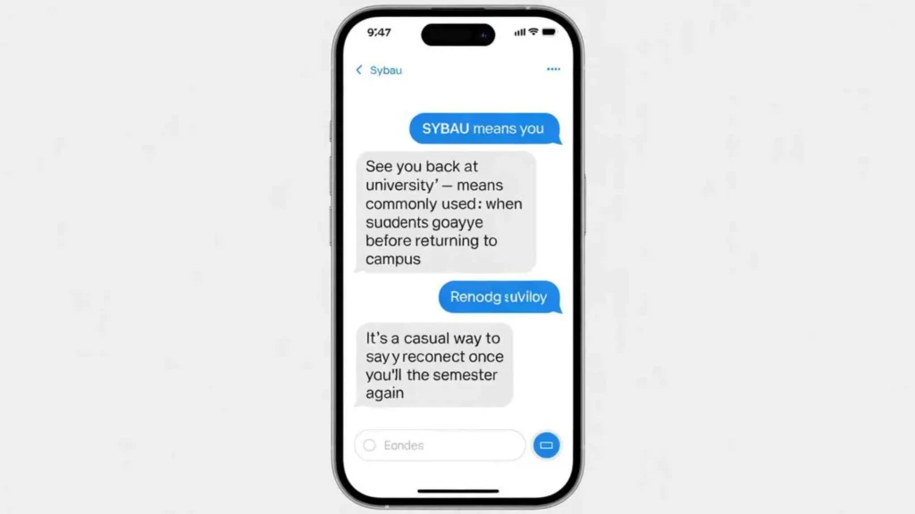 What Does SYBAU Mean In Text?