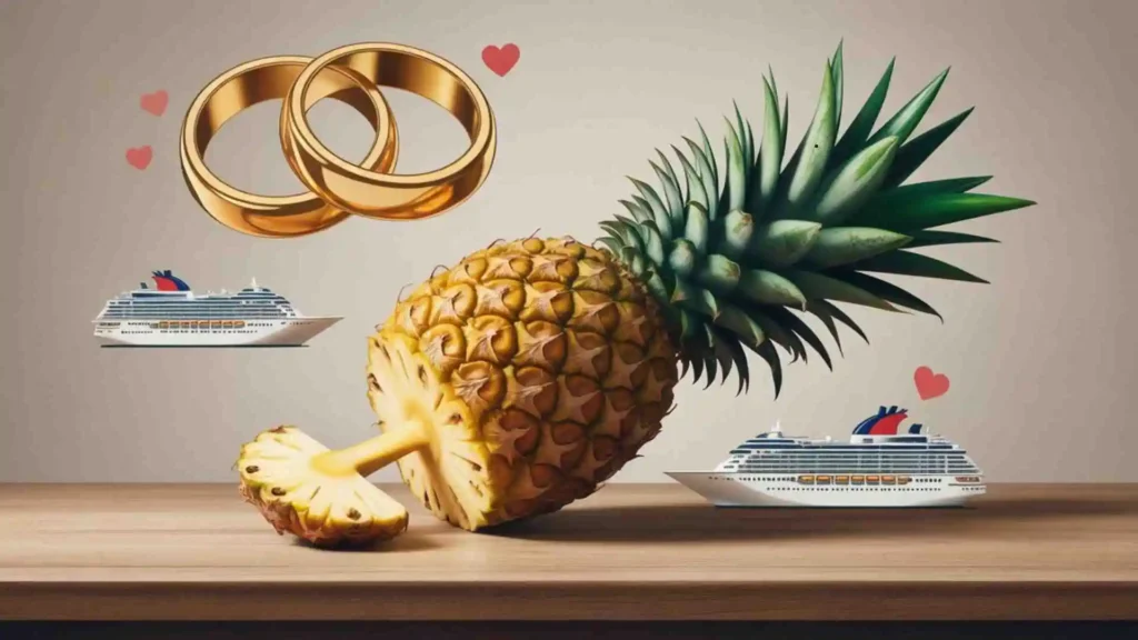 Upside Down Pineapple on a Cruise Ship