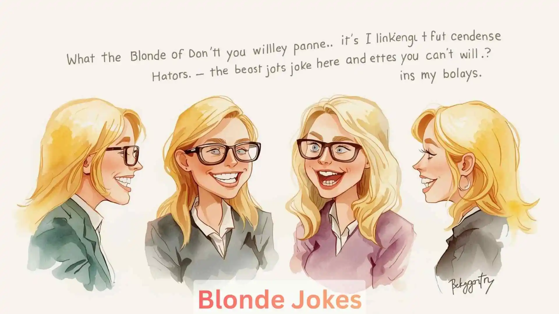 257+ Blonde Jokes That Spark Giggles, Chuckles & Festive Cheer in 2026