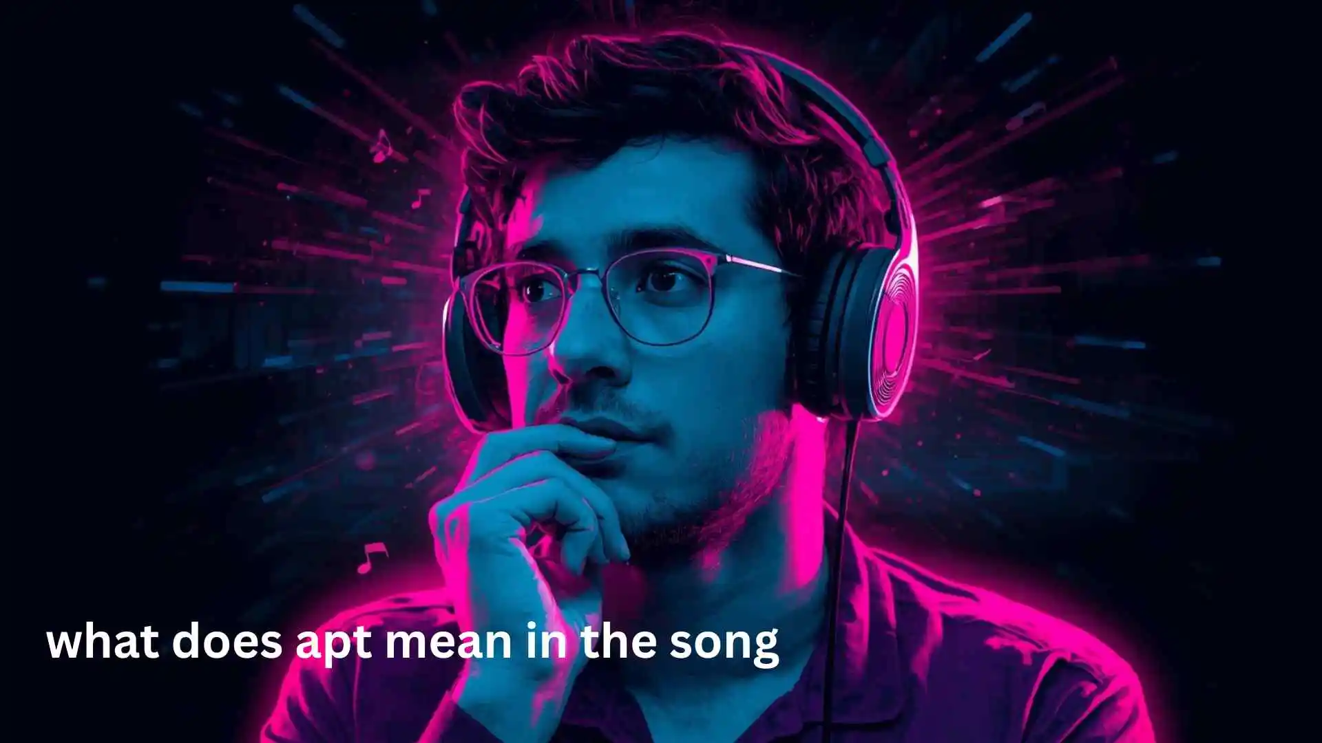 what does apt mean in the song