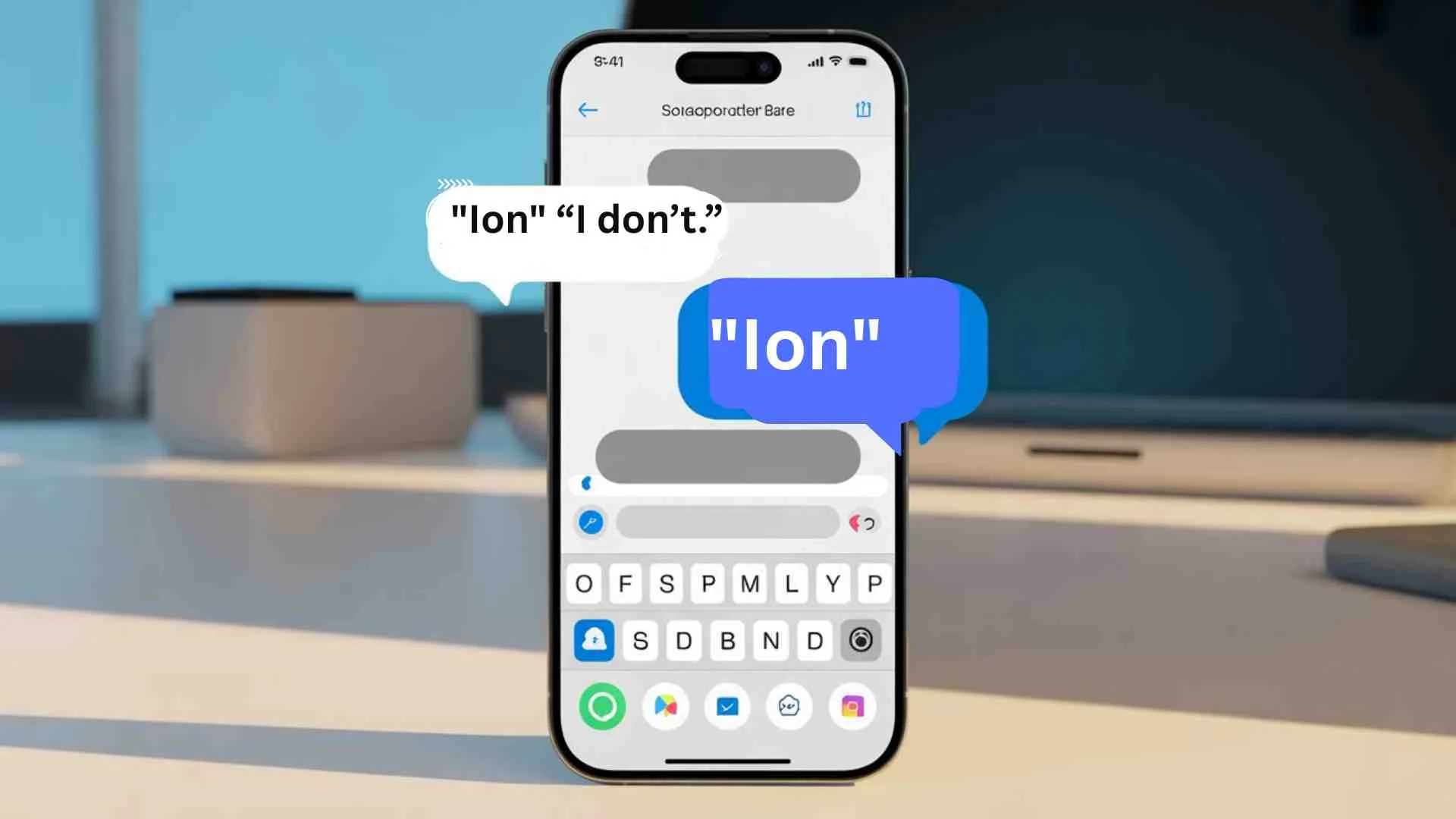 what does ion mean in text