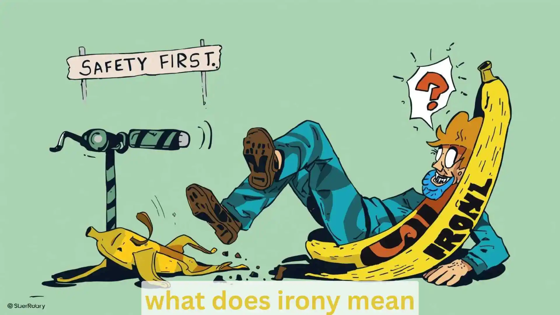 what does irony mean