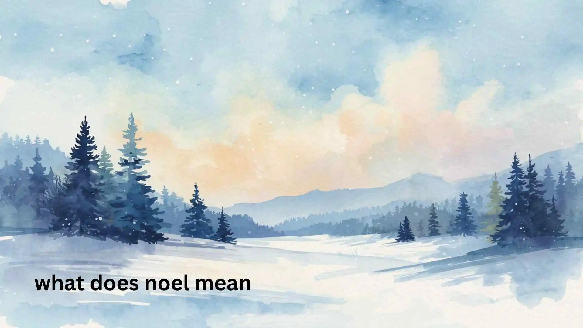 what does noel mean