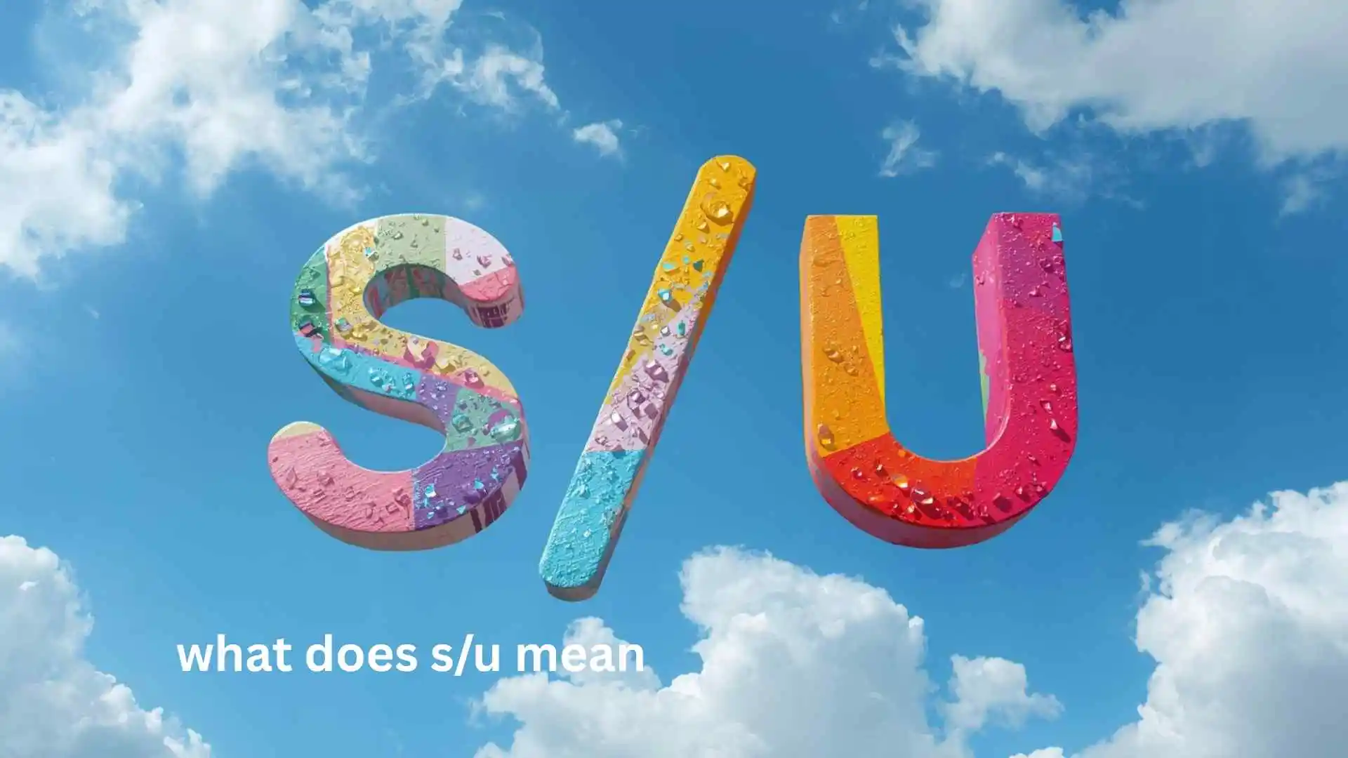 What Does S/U Mean | Your Quick Guide to Modern Messaging Slang