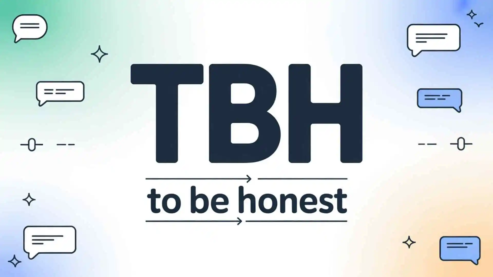 what does tbh mean in text