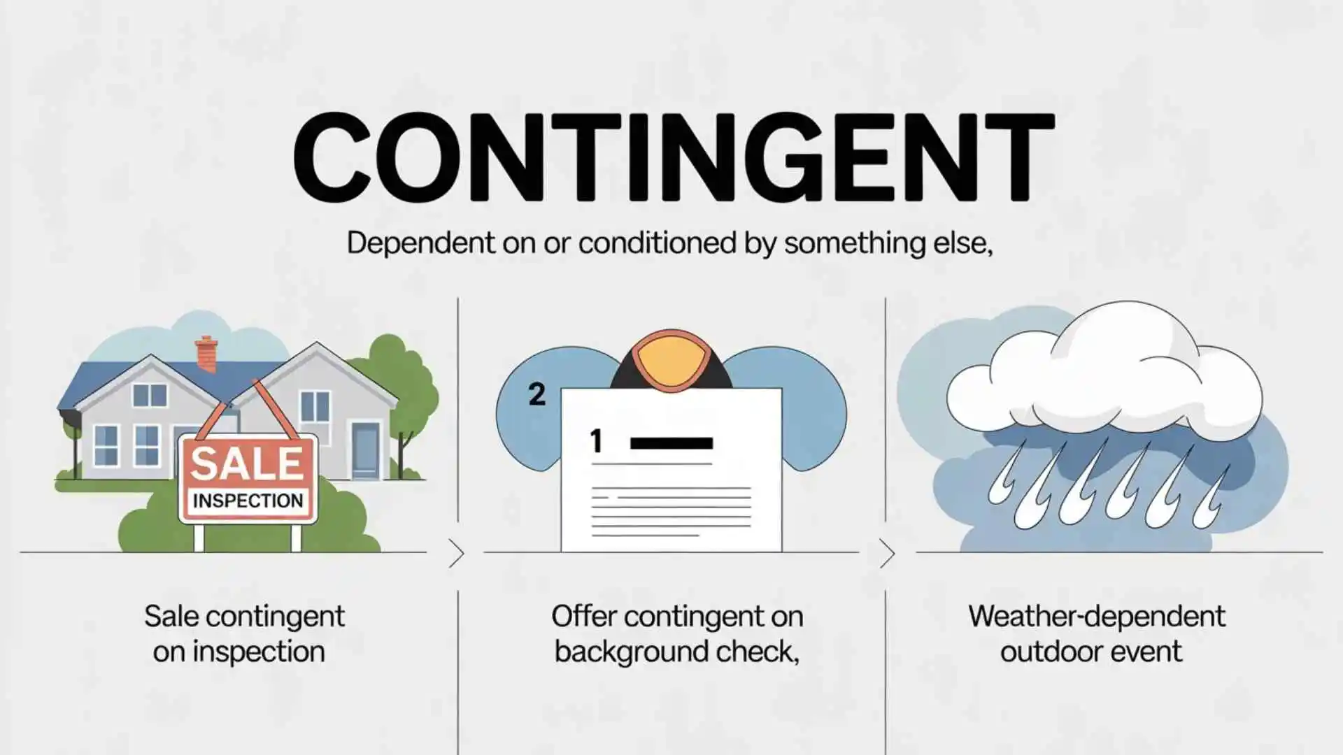what does contingent mean